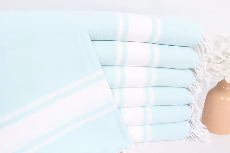 36x24 Cotton Striped Towel, Bridesmaid Gifts, Bridesmaid Gift, Custom Turkish Towel, Monogram Kitchen Towel, Bathroom Towel, Monogram Hand Towel - 1