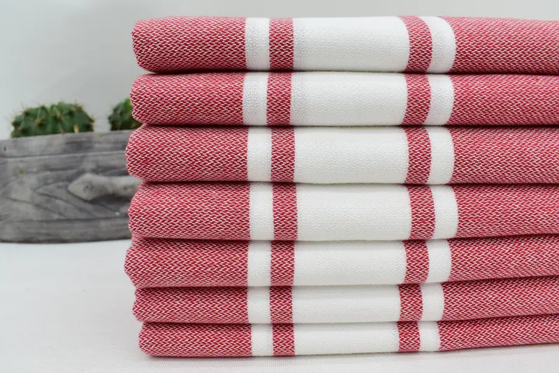 36x24 Cotton Striped Towel, Bachelorette Party Gifts, Monogram Hand Towel, Personalized Hand Towel, Handmade Gift, Bathroom Towels, Summer Towel - 2