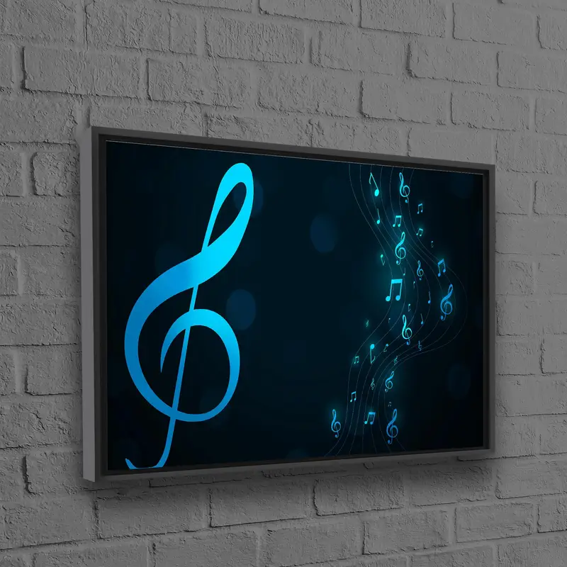 モダンなブルーの寝室のキャンバス: エレガントな女の子の部屋の装飾