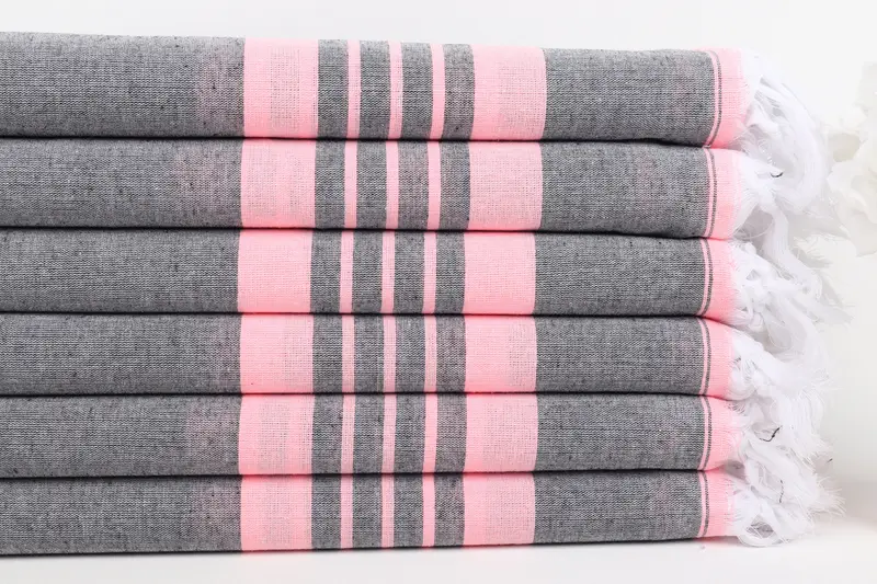 70x40 Cotton Striped Towel, Summer Towel, Bridesmaid Gifts, Gift For Bride, Spa Gift Towel, Personalized Bridesmaid Gift, Monogram Beach Towel - 3