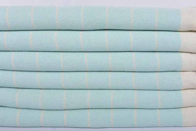 Wedding Shower Gift, Bachelorette Party Gifts, 70x40 Cotton Herringbone Towel, Peshtemal Towel, Handwoven Turkish bath towel, Summer Gift - 2
