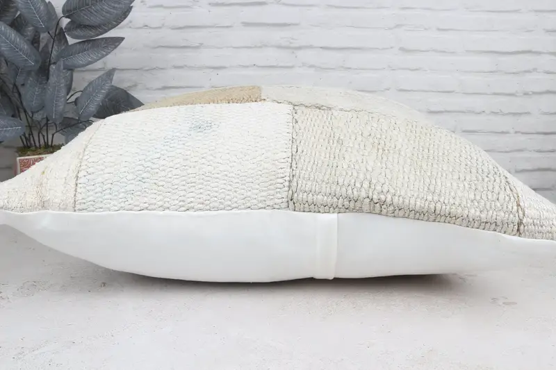 Pillow, Seat Cushion, Kilim Pillow, Pillow for Sofa, Sofa Bolster Cushion Case, Retro Cushion, Cotton Pillow, Boho Pillow, 28x28 White Pillow Sham - 6
