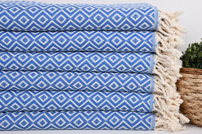 70x40 Cotton Diamond Towel, Bridal Shower Favors, Guest Towel, Bridesmaid Favors, Yoga Towel, Personalized Bridesmaid Gift, Monogram Beach Towel - 2