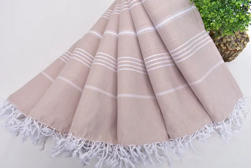 Wedding For Favor, Embroidered Turkish Towel, Soft towel, Fouta towel, Wedding Gift, 70x40 Cotton Striped Towel, Halloween Bachelorette Party Favors - 4