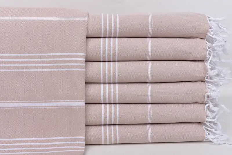Wedding For Favor, Embroidered Turkish Towel, Soft towel, Fouta towel, Wedding Gift, 70x40 Cotton Striped Towel, Halloween Bachelorette Party Favors - 1