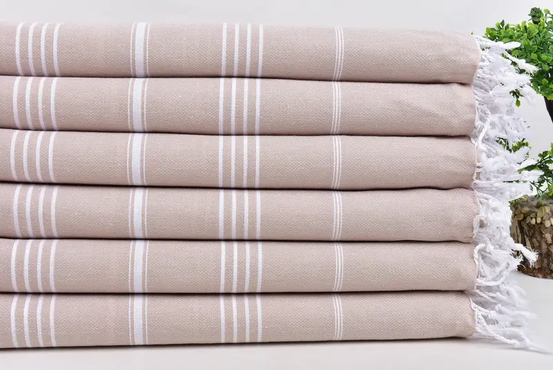 Wedding For Favor, Embroidered Turkish Towel, Soft towel, Fouta towel, Wedding Gift, 70x40 Cotton Striped Towel, Halloween Bachelorette Party Favors - 3