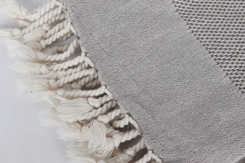 Gift For Boyfriend, 70x40 Cotton Geometric Towel, Bachelor Party Favors, Lightweight Turkish towel, Bridal Shower Gift, Handmade Gift, Gym Towel - 7