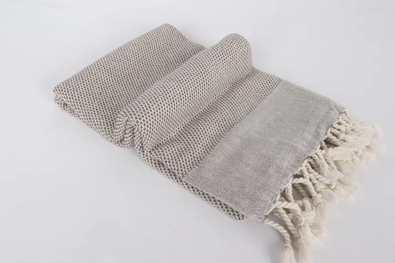 Gift For Boyfriend, 70x40 Cotton Geometric Towel, Bachelor Party Favors, Lightweight Turkish towel, Bridal Shower Gift, Handmade Gift, Gym Towel - 6