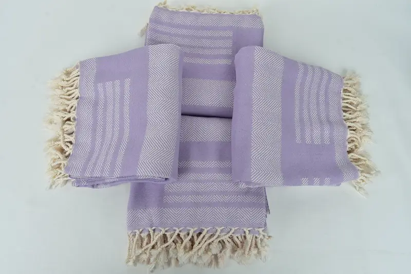 Sand-free towel, Home Decor Gifts, Wedding For Favor, Beach Bachelorette Party Decorations, Sand-resistant towel, 68x38 Cotton Chevron Towel - 7
