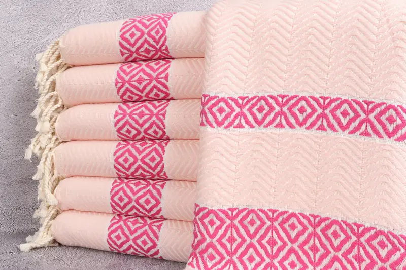 70x40 Cotton Chevron Towel, Quick-dry peshtemal, Personalized Beach Towel, Turkish Beach Towel Bulk, Bachelor Gifts, Spa Gift Towel, Employee Gifts - 1