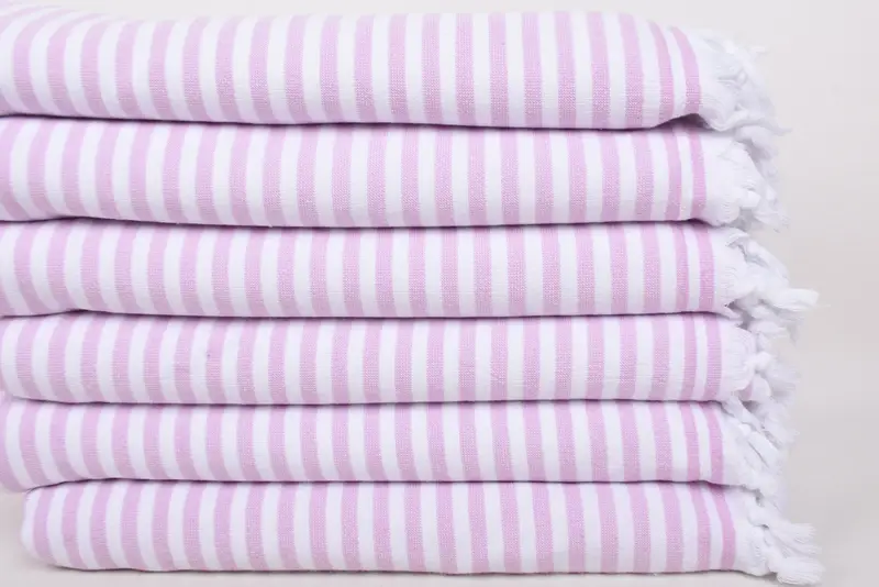 Absorbent towel, Wedding Favors, Turkish Towel Personalized, Turkish Towel Set, Organic towel, 70x36 Cotton Terry Striped Towel, Bathroom Towel - 3