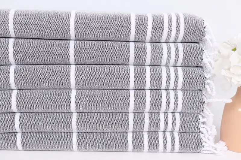 Gifts For Him, Wedding Gift, Gift Boxes Tea Towels, 38x18 Cotton Striped Towel, Turkish Tea Towel, Personalized Hand Towel, Housewarming Gift - 3
