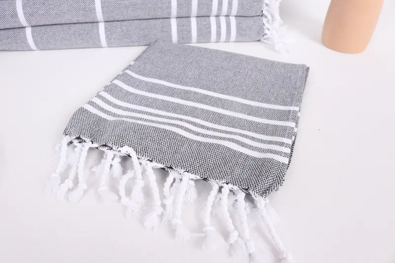Gifts For Him, Wedding Gift, Gift Boxes Tea Towels, 38x18 Cotton Striped Towel, Turkish Tea Towel, Personalized Hand Towel, Housewarming Gift - 5