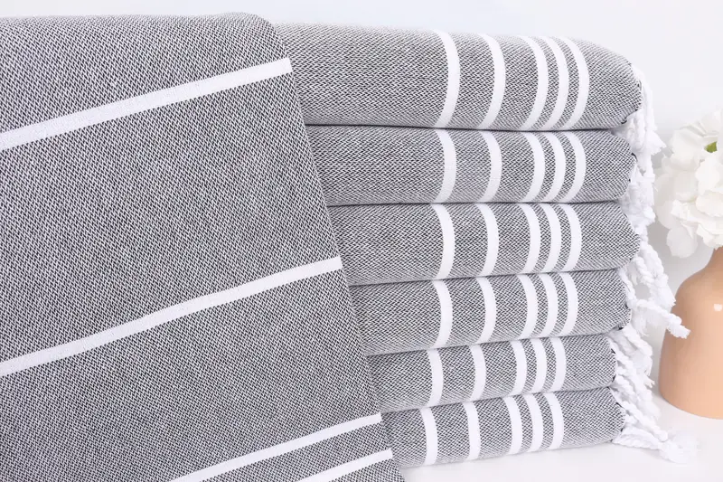 Gifts For Him, Wedding Gift, Gift Boxes Tea Towels, 38x18 Cotton Striped Towel, Turkish Tea Towel, Personalized Hand Towel, Housewarming Gift - 1