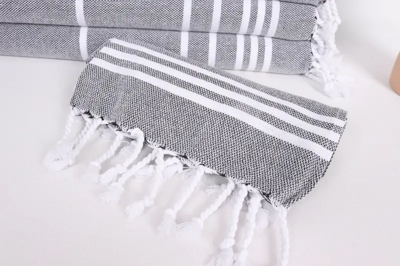 Gifts For Him, Wedding Gift, Gift Boxes Tea Towels, 38x18 Cotton Striped Towel, Turkish Tea Towel, Personalized Hand Towel, Housewarming Gift - 4