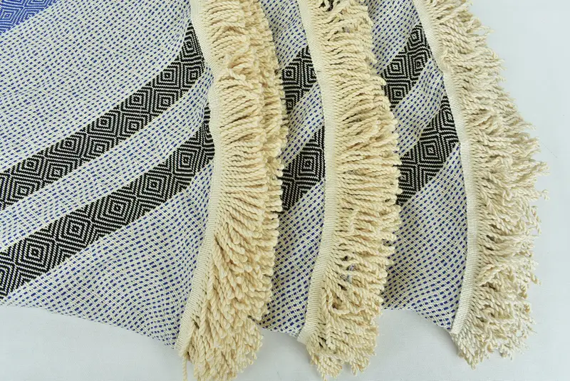 Turkish Towel Set, Embroidered Towel, Bachelorette Beach Towel, 64x64 Cotton Round Diamond Towel, Bachelor Gift, Wedding Gift, Turkish Towel Beach - 5