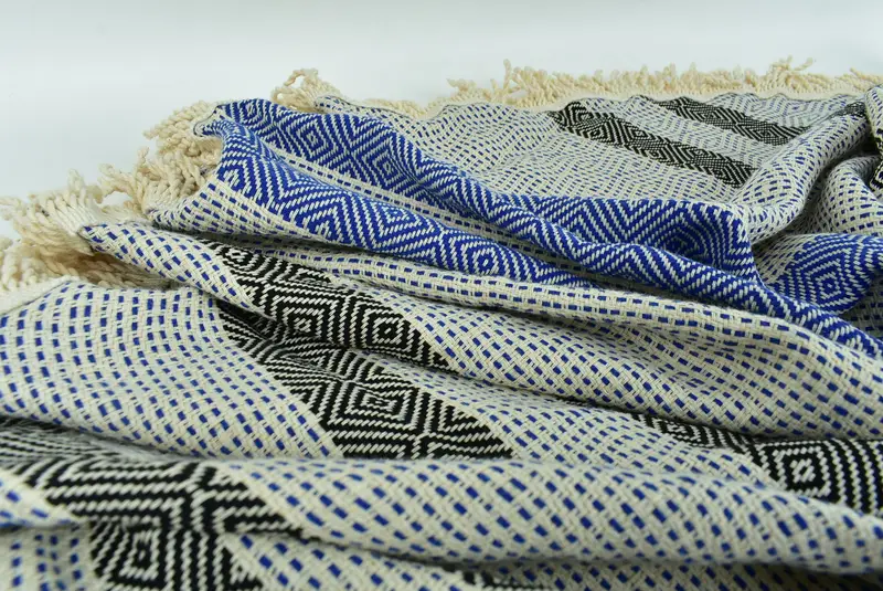 Turkish Towel Set, Embroidered Towel, Bachelorette Beach Towel, 64x64 Cotton Round Diamond Towel, Bachelor Gift, Wedding Gift, Turkish Towel Beach - 7