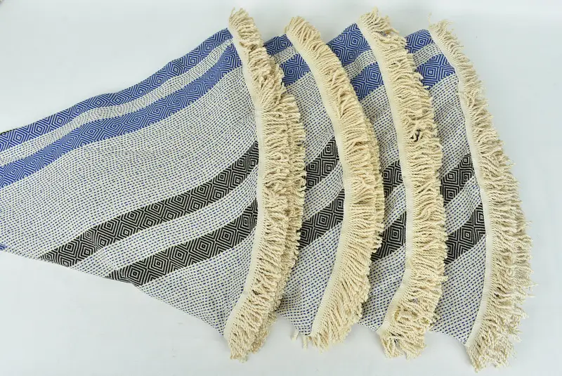 Turkish Towel Set, Embroidered Towel, Bachelorette Beach Towel, 64x64 Cotton Round Diamond Towel, Bachelor Gift, Wedding Gift, Turkish Towel Beach - 3