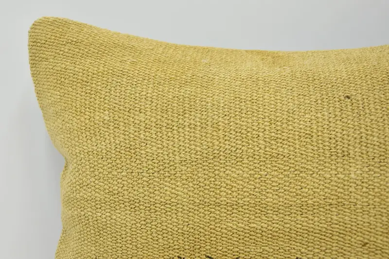 Indoor Pillow Cover, Cushion Cover, 12x20 Beige Pillow Sham, Vintage Kilim Pillow, Boho Pillow Sham Cover, Ethnical Kilim Rug Pillow - 2