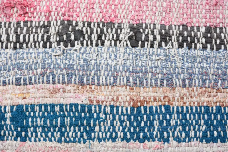 Ethnischer Kilimteppichkissen, Boho -Kissenschein -Abdeckung, Kissenbezug, 18x18 weiße Kissenbedeckung, dekorative Kissenbedeckung, Kilim Kissenbedeckung - 3