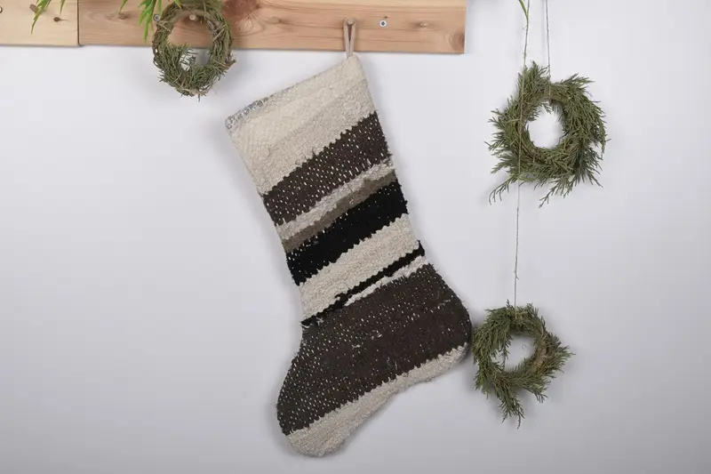 19-Zoll-Weihnachtsornament-Musterstrumpf, festlicher Weihnachtsstrumpf