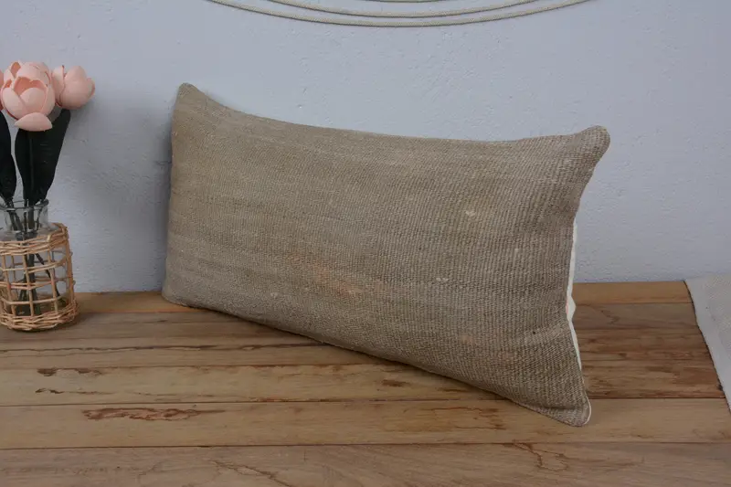 Bohemian Cushion Pillow Case, Interior Designer Pillow, 12x24 Brown Pillow Sham, Pillow for Couch, Pillow Sham, Gift Pillow - 4