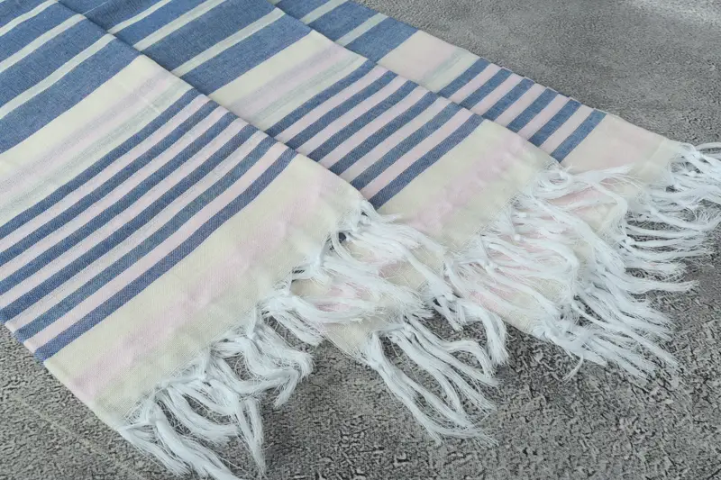 Bachelorette Party Gifts Bridesmaids, Maid Of Honor Gift, 68x40 Cotton Striped Towel, Hammam Towel USA, Custom Wedding Gifts, Turkish Towel USA - 5