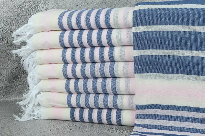 Bachelorette Party Gifts Bridesmaids, Maid Of Honor Gift, 68x40 Cotton Striped Towel, Hammam Towel USA, Custom Wedding Gifts, Turkish Towel USA - 1