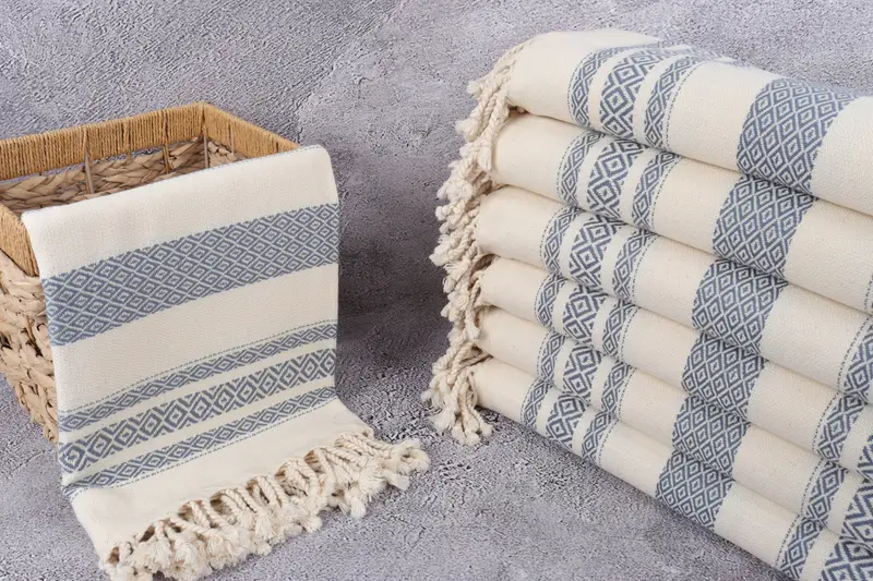 Bridal Shower Favor, Bridesmaid Gift Towel, Bridesmaid Towel, Absorbent towel, 70x36 Cotton Diamond Towel, Luxury Beach Towel, Sand-resistant towel - 3