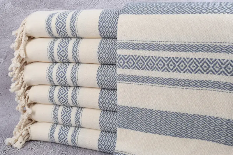 Bridal Shower Favor, Bridesmaid Gift Towel, Bridesmaid Towel, Absorbent towel, 70x36 Cotton Diamond Towel, Luxury Beach Towel, Sand-resistant towel - 1