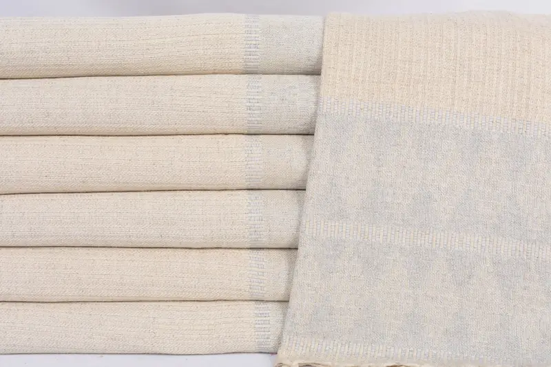 Monogrammed Hand Towel, Bachelor Towel, Bridesmaid Towel, Gift For Bride, Personalized Hand Towel, 40x20 Linen Kilim Design Towel, Bathroom Towels - 2