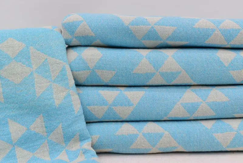 Bachelorette Party Favors Beach, Bridesmaid Gift, Organic Turkish towel, Bachelorette Party Gifts Bridesmaids, 70x40 Cotton Geometric Towel - 6