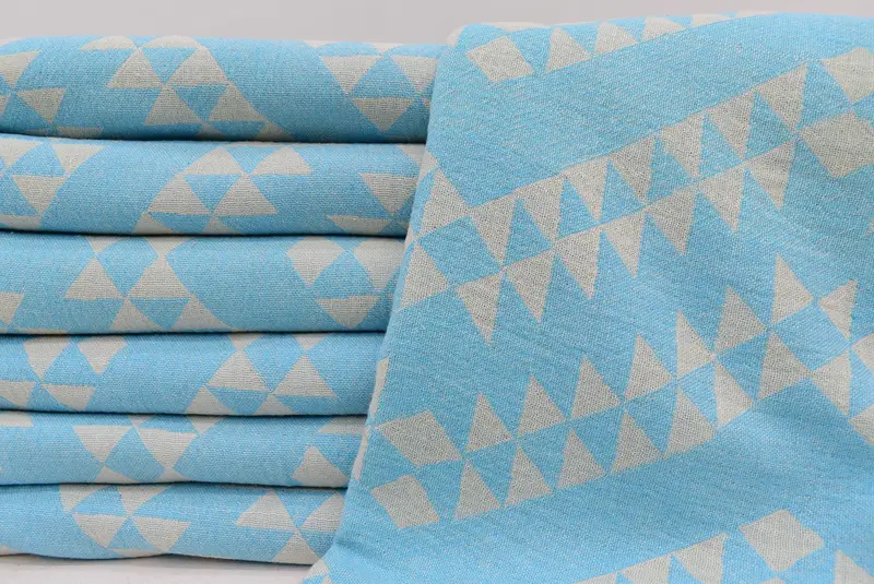 Bachelorette Party Favors Beach, Bridesmaid Gift, Organic Turkish towel, Bachelorette Party Gifts Bridesmaids, 70x40 Cotton Geometric Towel - 2