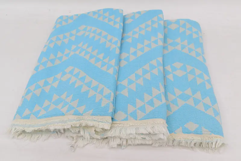 Bachelorette Party Favors Beach, Bridesmaid Gift, Organic Turkish towel, Bachelorette Party Gifts Bridesmaids, 70x40 Cotton Geometric Towel - 8