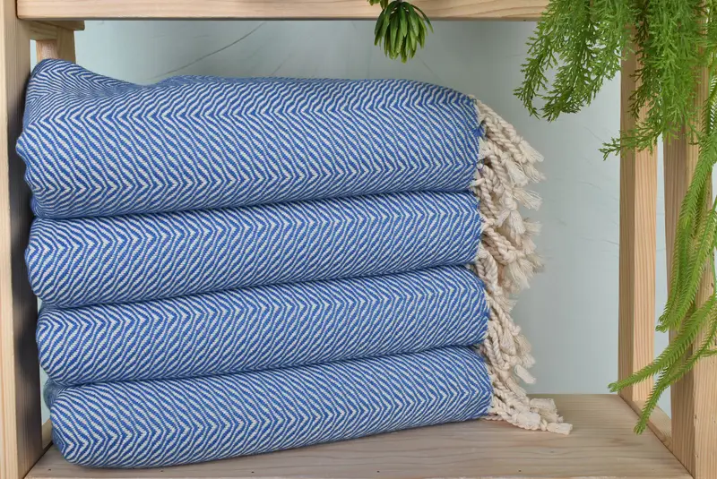 70x40 Cotton Chevron Towel, Customized Turkish Towel, Personalized Towel, Turkish beach towel, Wedding Shower Gift, Quick-dry towel, Monogram Towels - 1