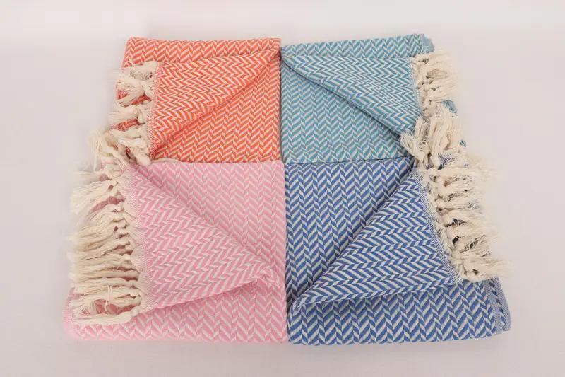 Bridesmaid Gifts, Bridesmaid Gift Towel, Bathroom Towels, 36x18 Cotton Chevron Towel, Bachelorette Party Decorations, Personalized Dish Towel - 4