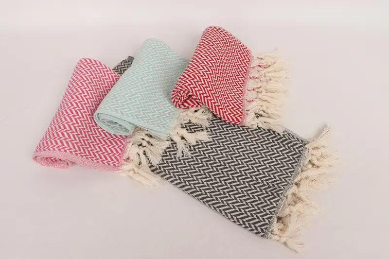 Bridesmaid Gifts, Bridesmaid Gift Towel, Bathroom Towels, 36x18 Cotton Chevron Towel, Bachelorette Party Decorations, Personalized Dish Towel - 5