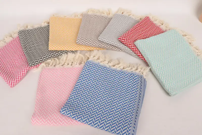 Bridesmaid Gifts, Bridesmaid Gift Towel, Bathroom Towels, 36x18 Cotton Chevron Towel, Bachelorette Party Decorations, Personalized Dish Towel - 3