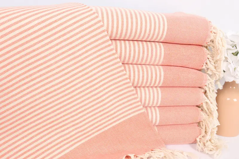 Summer Gift, Small Bath Towels, 40x24 Cotton Striped Towel, Gifts For Him, Bridal Shower Favors, Bathroom Towels, Birthday Gift, Monogram Hand Towel - 1
