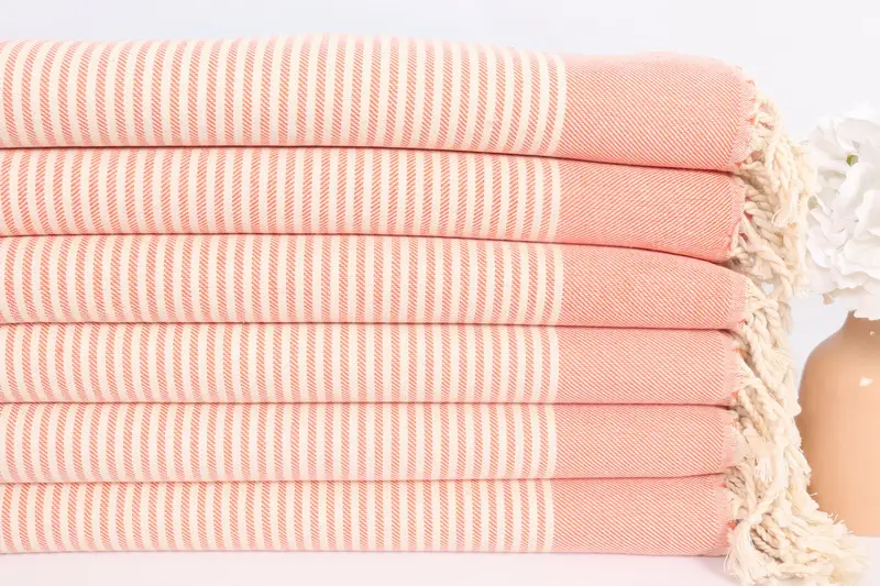 Summer Gift, Small Bath Towels, 40x24 Cotton Striped Towel, Gifts For Him, Bridal Shower Favors, Bathroom Towels, Birthday Gift, Monogram Hand Towel - 3