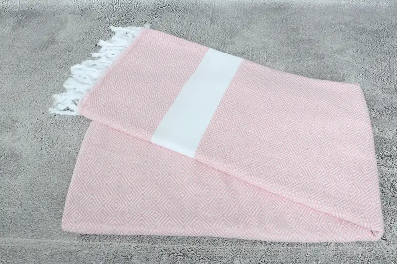 Custom Beach Towel, Handmade Gift, 70x40 Cotton Diamond Towel, Valentines Day Gift Idea, Personalized Gift, Beach Theme Bachelorette Party Gifts - 6
