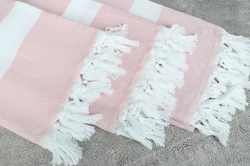 Custom Beach Towel, Handmade Gift, 70x40 Cotton Diamond Towel, Valentines Day Gift Idea, Personalized Gift, Beach Theme Bachelorette Party Gifts - 5