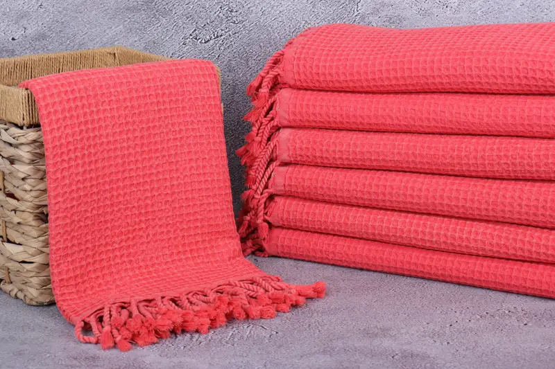 68x36 Cotton Waffle Towel, Bachelorette Party Gifts, Large Turkish Towel, Handmade Turkish Towel, Gift For Boyfriend, Custom Gift, Best Wedding Gift - 3