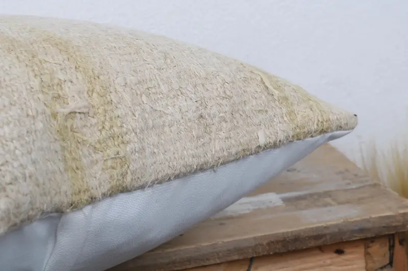 Pillow Cover, Turkish Pillow, Ethnic Pillow Cover Cushion Cover, Kilim Pillow, Aztec Pillow Sham, Turkish Kilim Pillow, 18x18 Beige Cushion Cover - 6