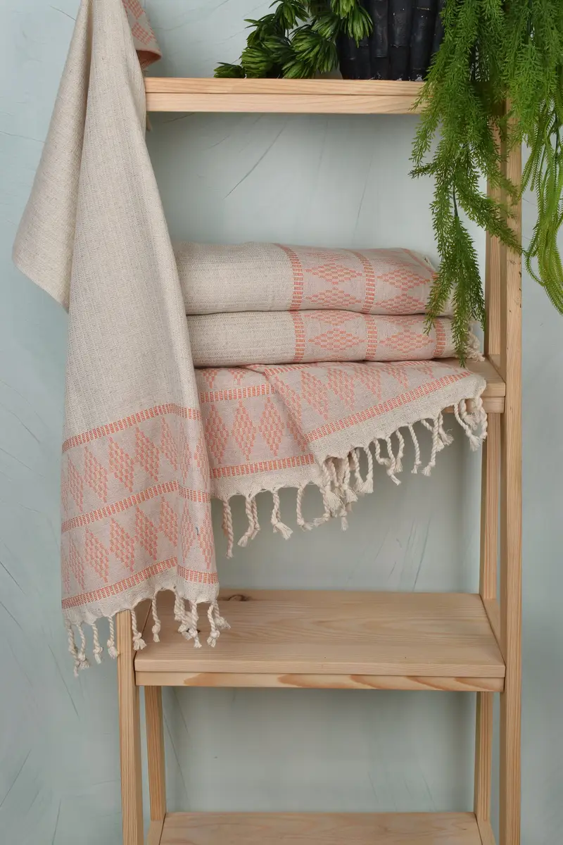 Custom Hand Towel, Gift For Him, Bachelor Towel, Wedding Gift Ideas, 40x20 Linen Kilim Design Towel, Personalized Kitchen Towel, Personalized Gifts - 6