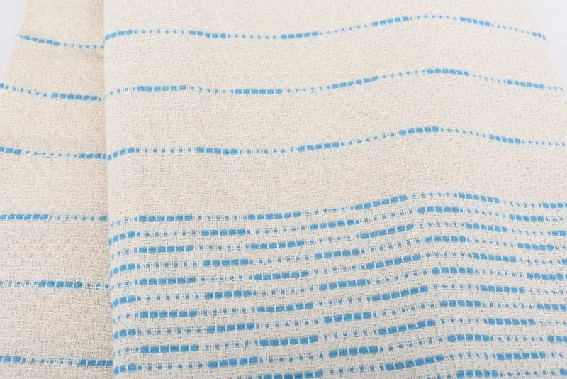 Decorative Blanket, Bachelorette Party Items, Woven Throw Blanket, 98x92 Cotton Striped Design Towel, Bridesmaid Favors, Wedding Favors - 4