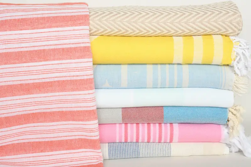 70x40 Cotton Set of 8 Towel, Kids Beach Towel, Wedding Gift, Gift For Mom, Fouta towel, Wedding Gifts Towel, Miami Bachelorette Party Favors - 1