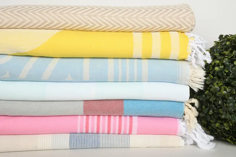 70x40 Cotton Set of 8 Towel, Kids Beach Towel, Wedding Gift, Gift For Mom, Fouta towel, Wedding Gifts Towel, Miami Bachelorette Party Favors - 3