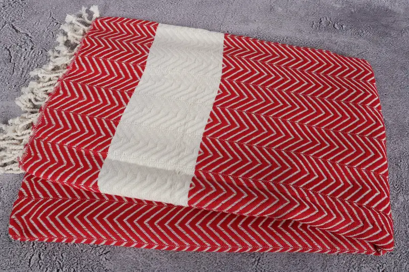 Boyfriend Christmas Gift, Best Wedding Gift, 70x40 Cotton Zig zag Towel, Bachelorette Gifts, Custom Bath Towel, Custom Gift, Cotton towel - 6
