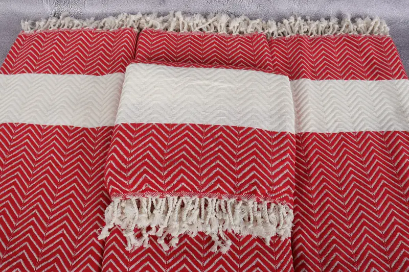 Boyfriend Christmas Gift, Best Wedding Gift, 70x40 Cotton Zig zag Towel, Bachelorette Gifts, Custom Bath Towel, Custom Gift, Cotton towel - 4